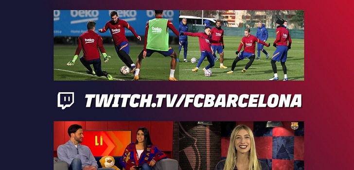 El Barça avanza en su digitalización con la apertura de su canal de Twitch